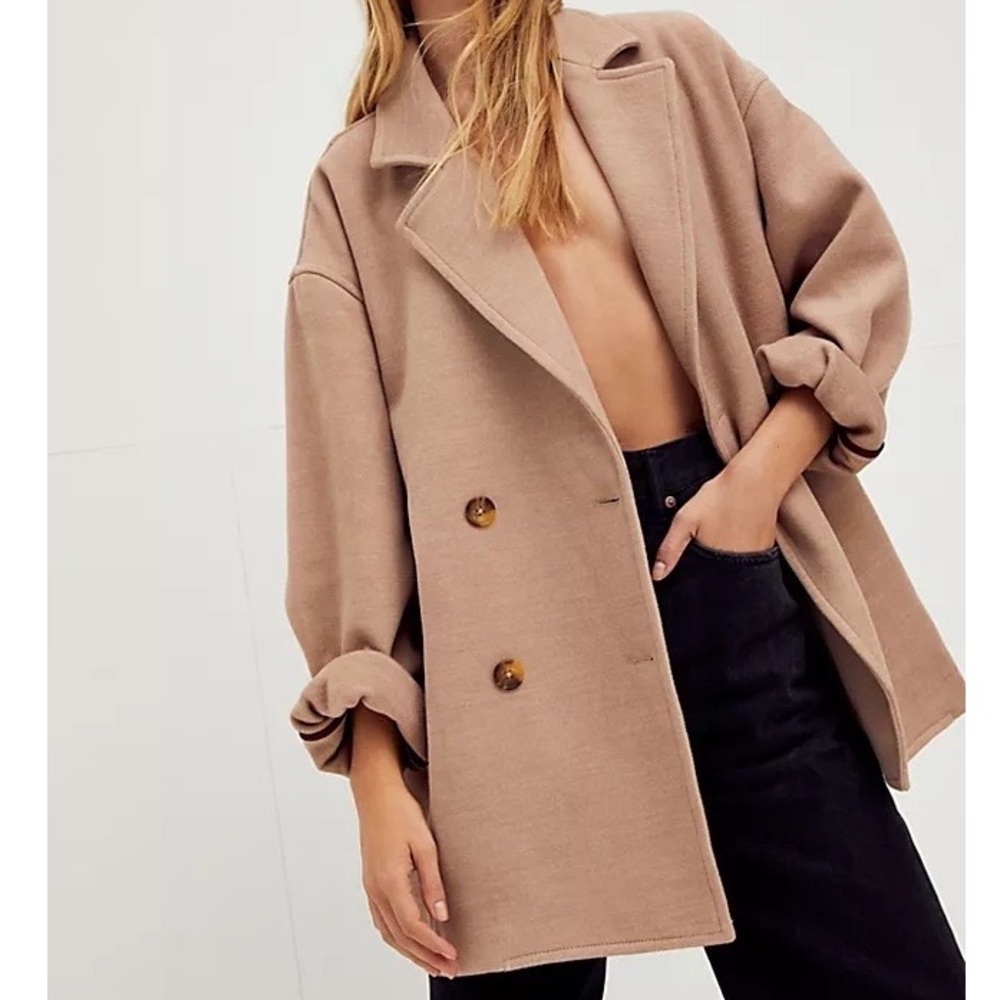 NWOT Free People Hannah Oversized Slouchy Blazer